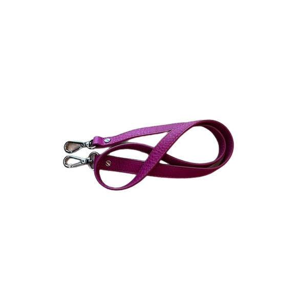 Michael Kors Fuchsia Soft Leather Jet Set Shoulder Bag with Chain Handles - Picture 8 of 11